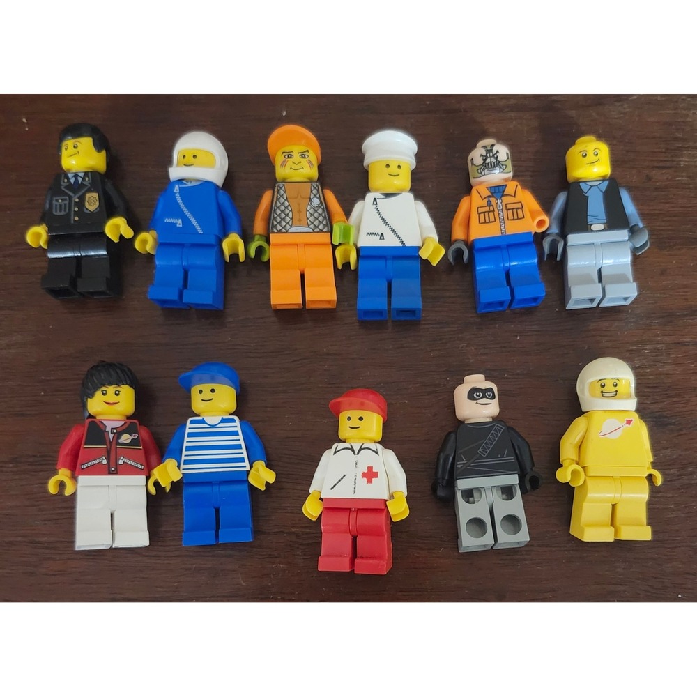 LEGO Minifigures Lot of 11 Assorted Figures City Space Police Bane Astronaut